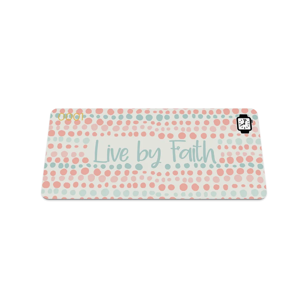 Live By Faith Bible Verse Watchband+