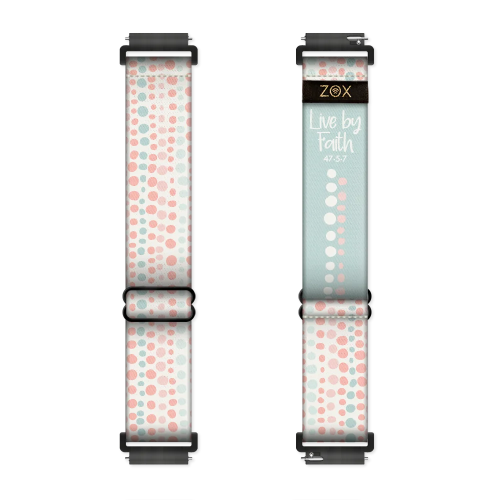 Live By Faith Bible Verse Watchband+