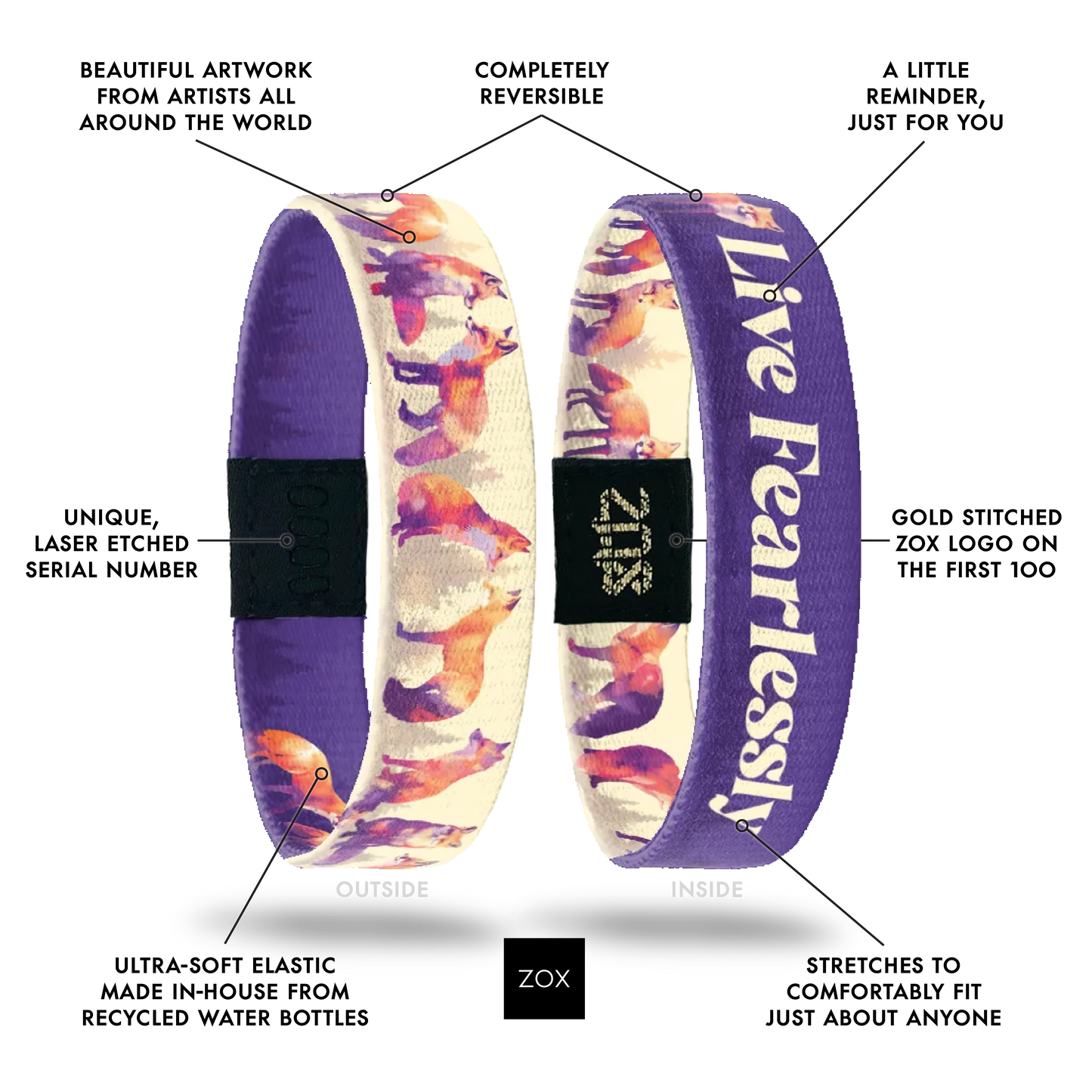 Live Fearlessly Bracelet