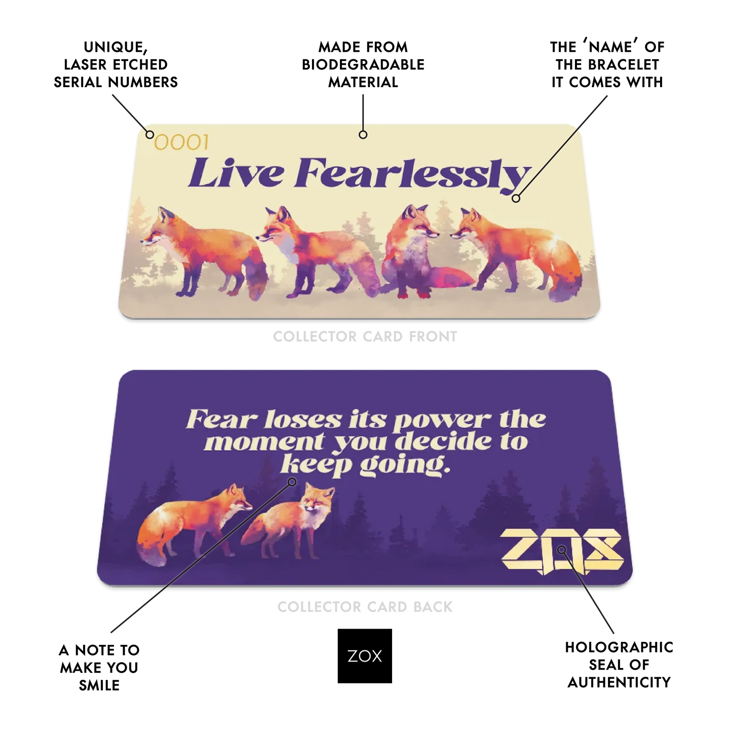 Live Fearlessly Bracelet