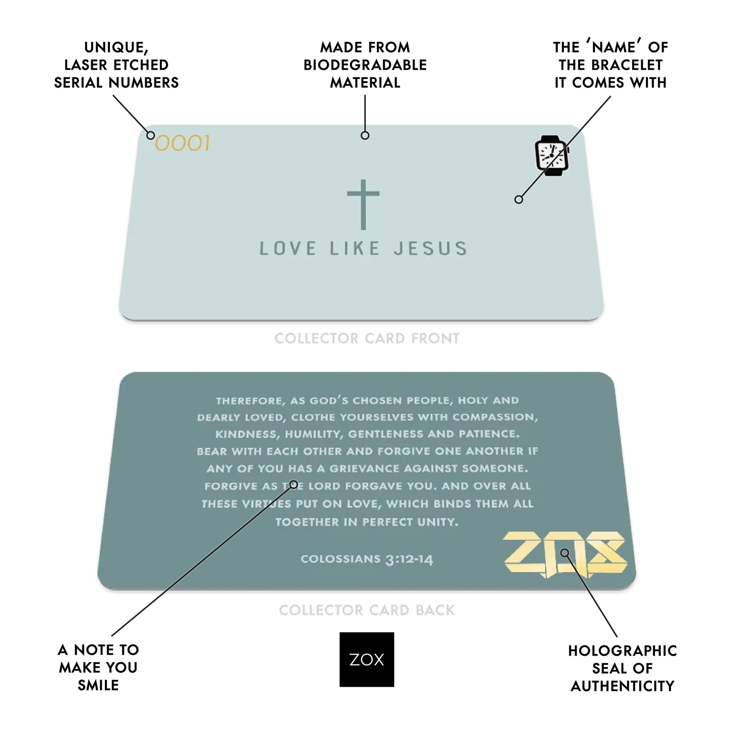 Love Like Jesus Watchband+