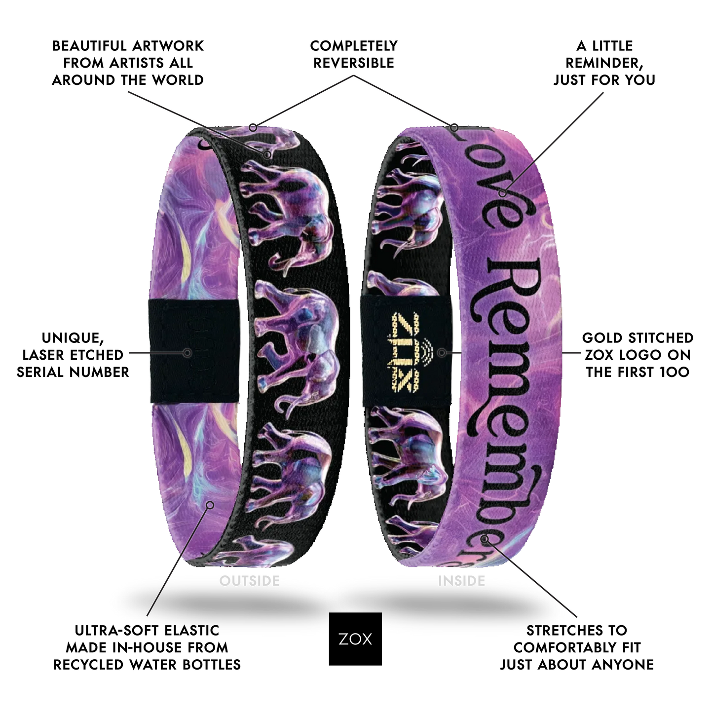 Love Remembers Alzheimer's Bracelet