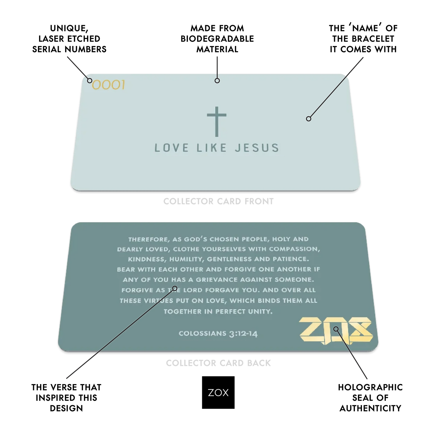 Love Like Jesus Bible Verse Bracelet