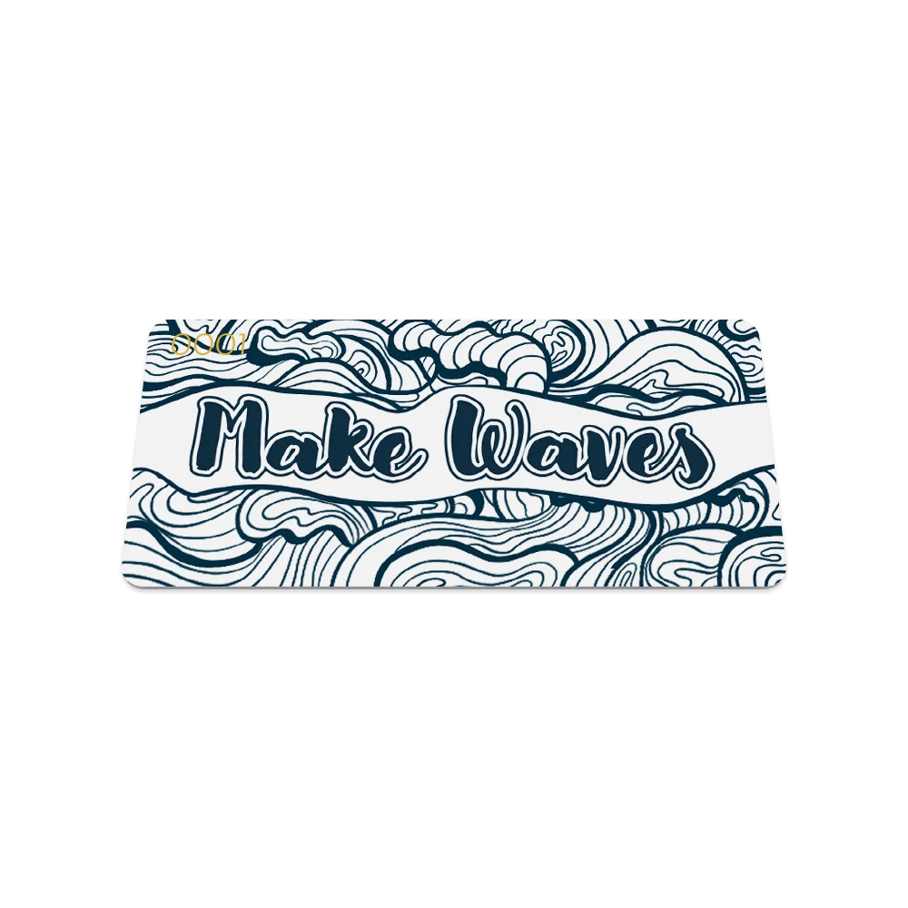 Front of the card is the same design and says Make Waves