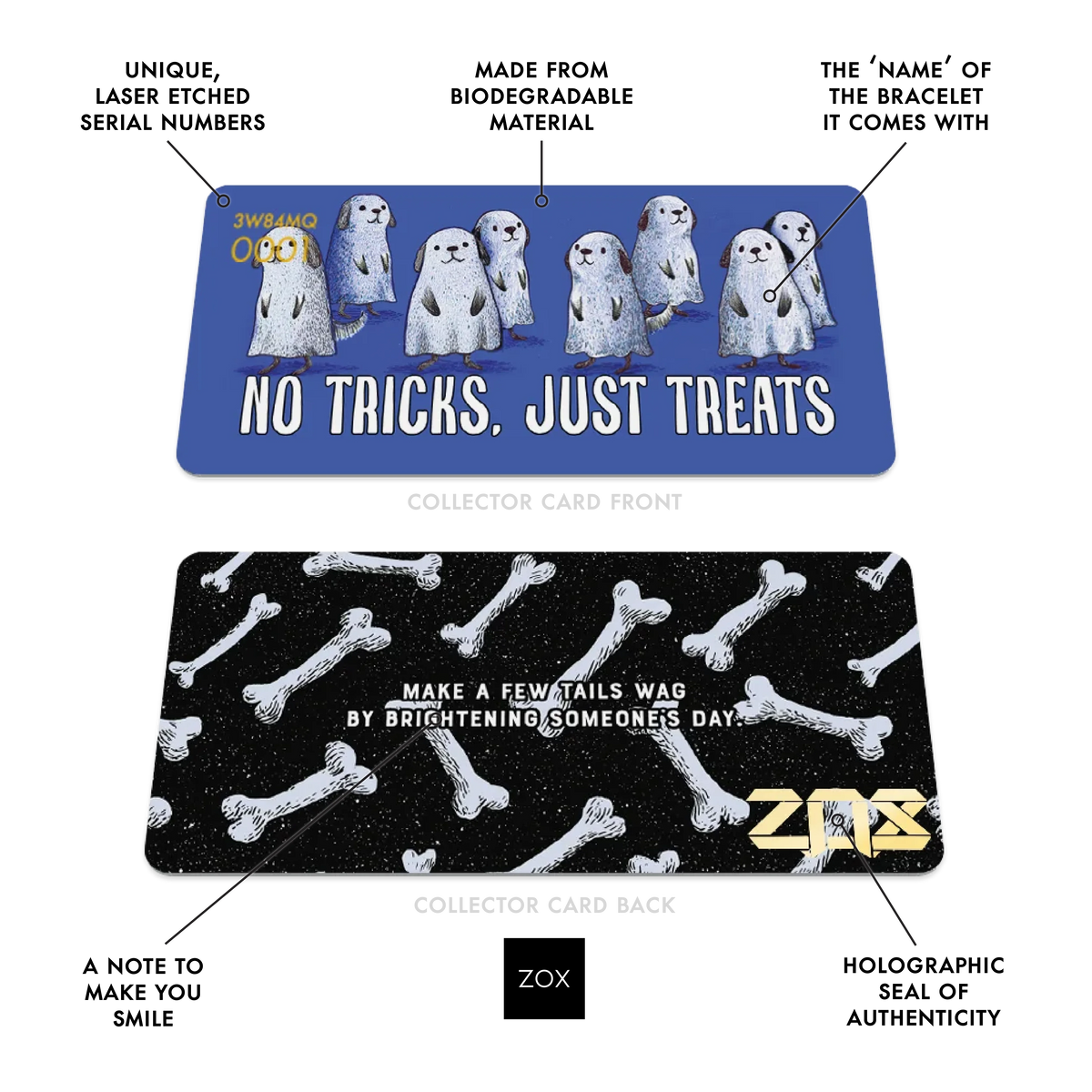 No Tricks, Just Treats Bracelet