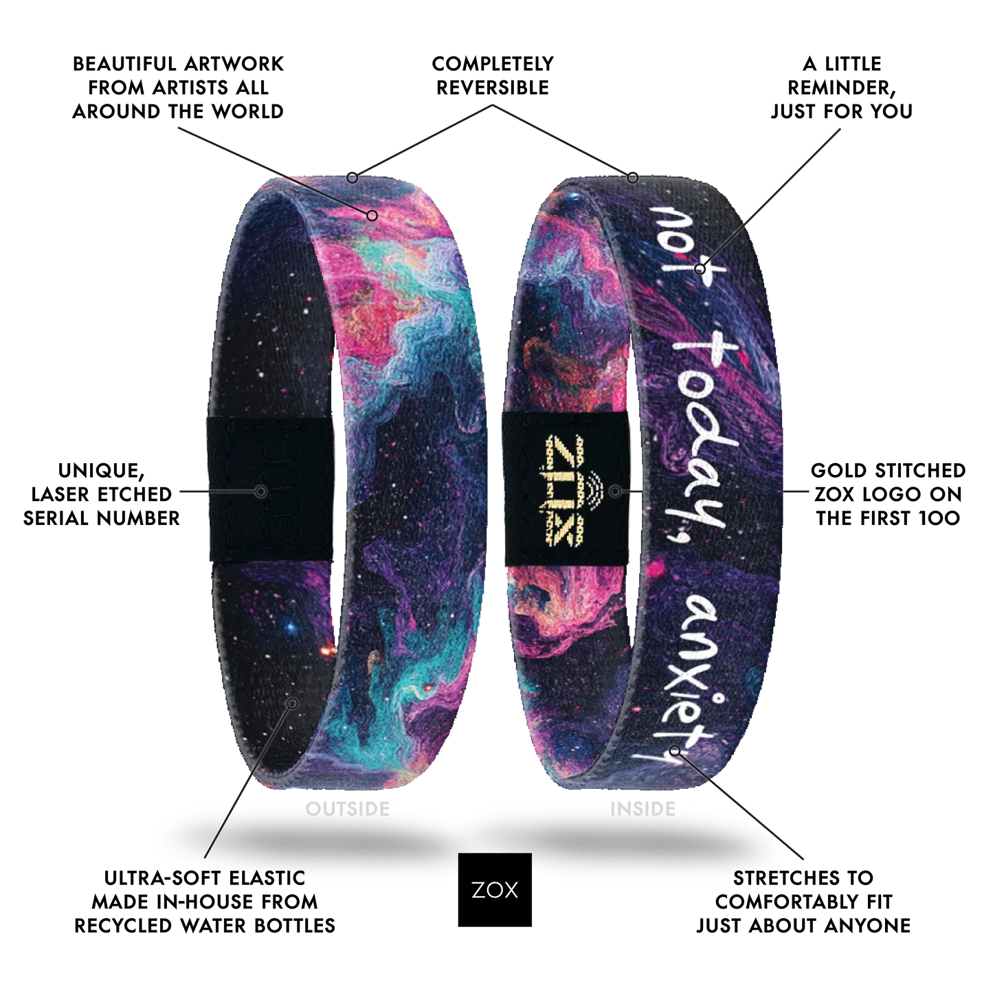 Not Today, Anxiety Bracelet