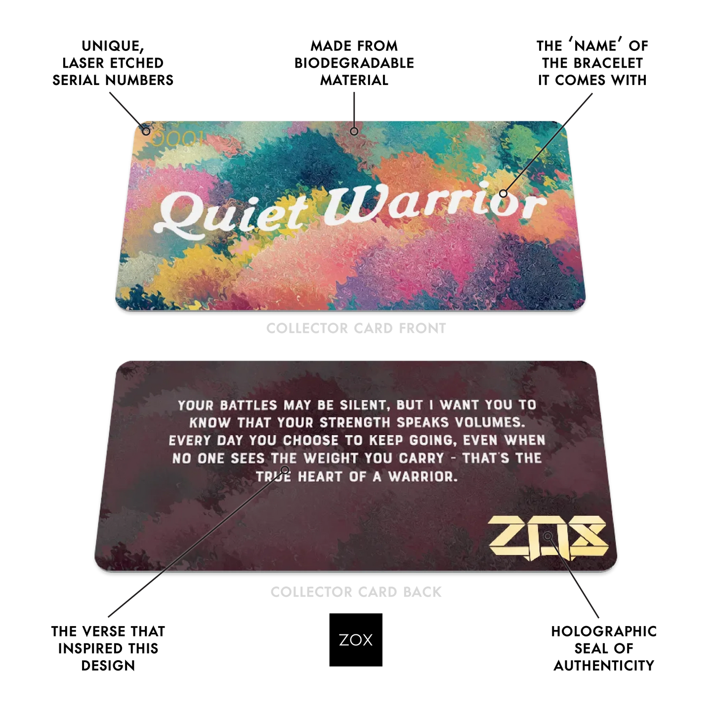 Quiet Warrior Bracelet