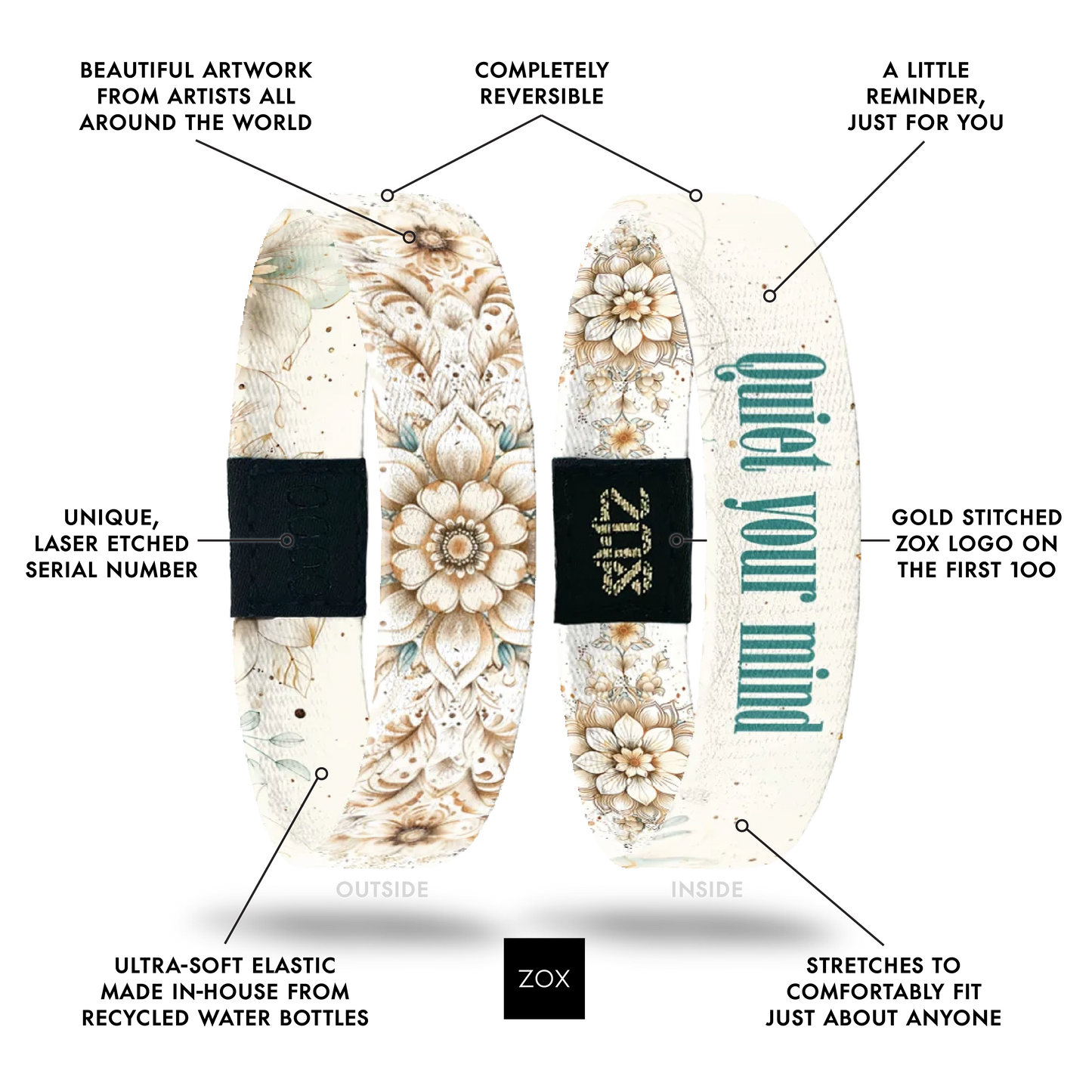 Quiet Your Mind Yoga Bracelet