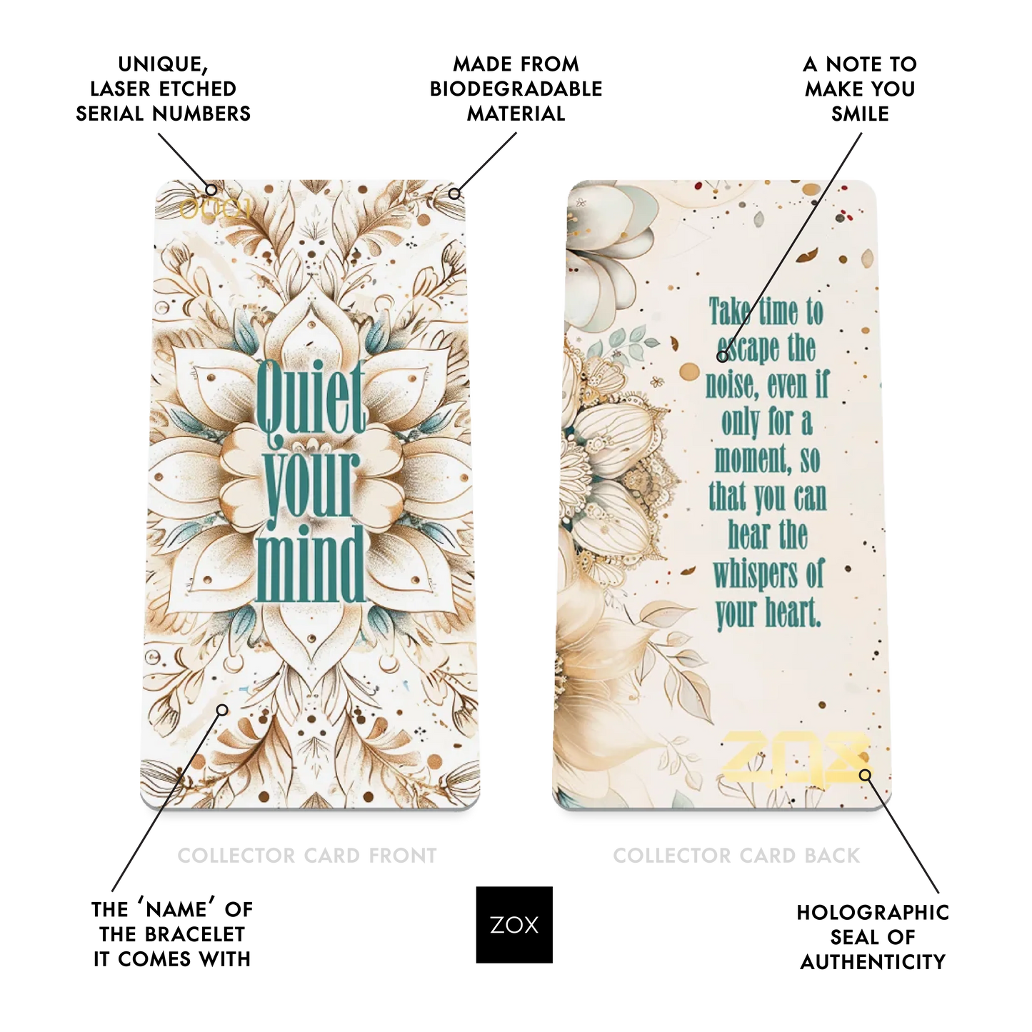 Quiet Your Mind Yoga Bracelet