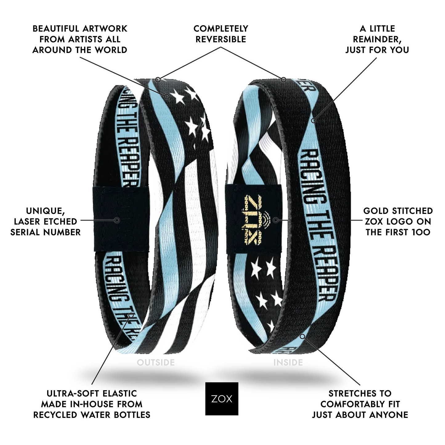 Racing the Reaper Hero Bracelet