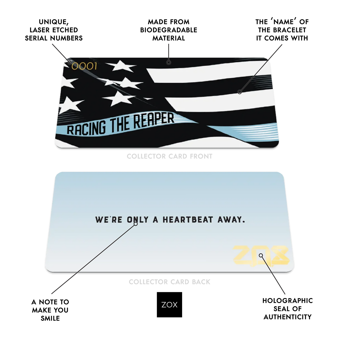 Racing the Reaper Hero Bracelet