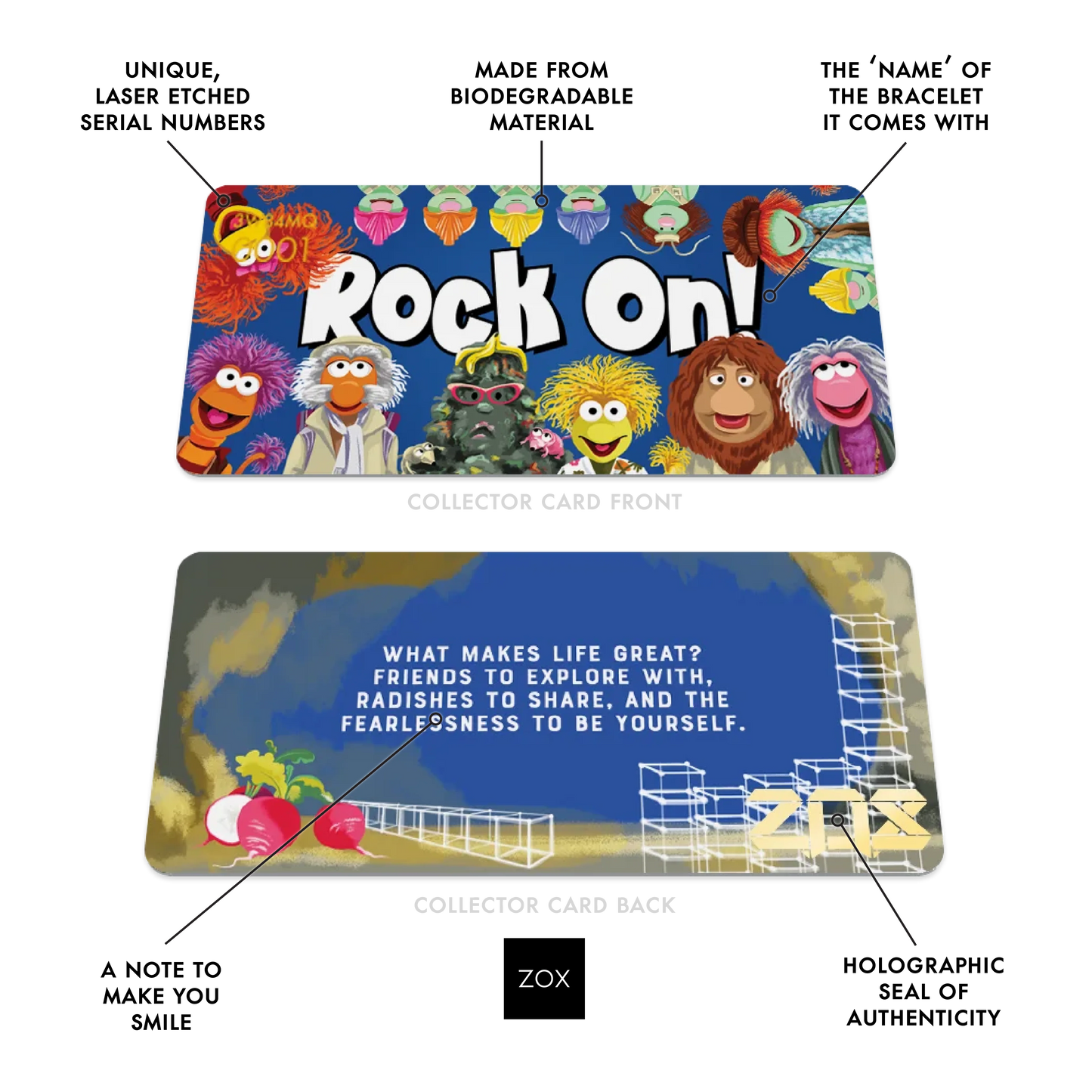 Rock On! Fraggles Bracelet