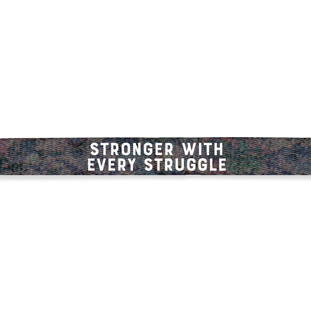 Stronger With Every Struggle - Lanyard