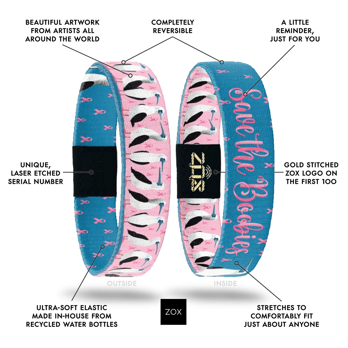 Save the Boobies Bracelet