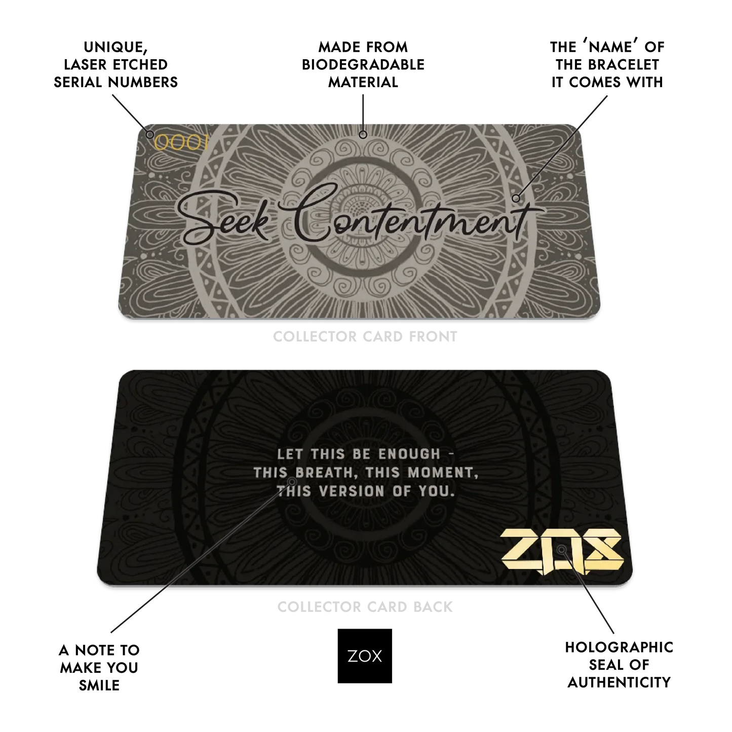 Seek Contentment Bracelet