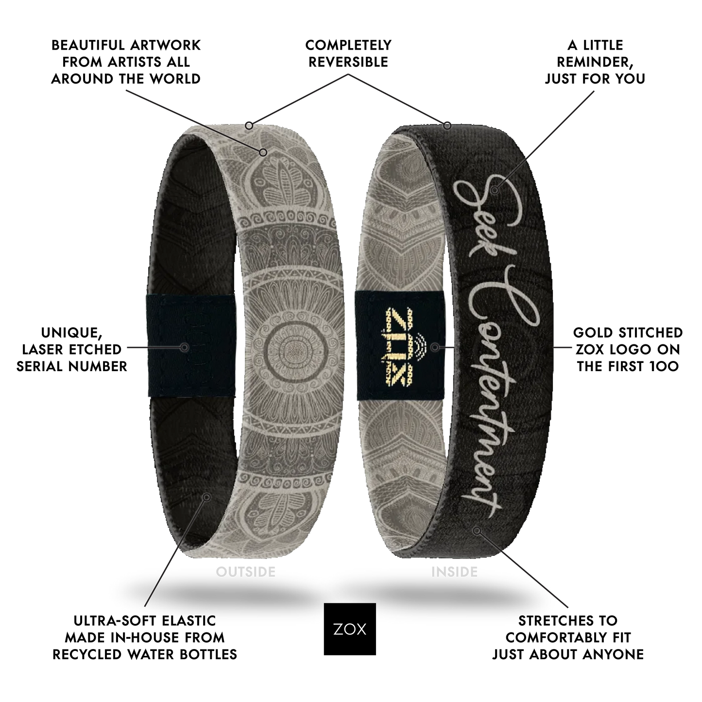 Seek Contentment Bracelet