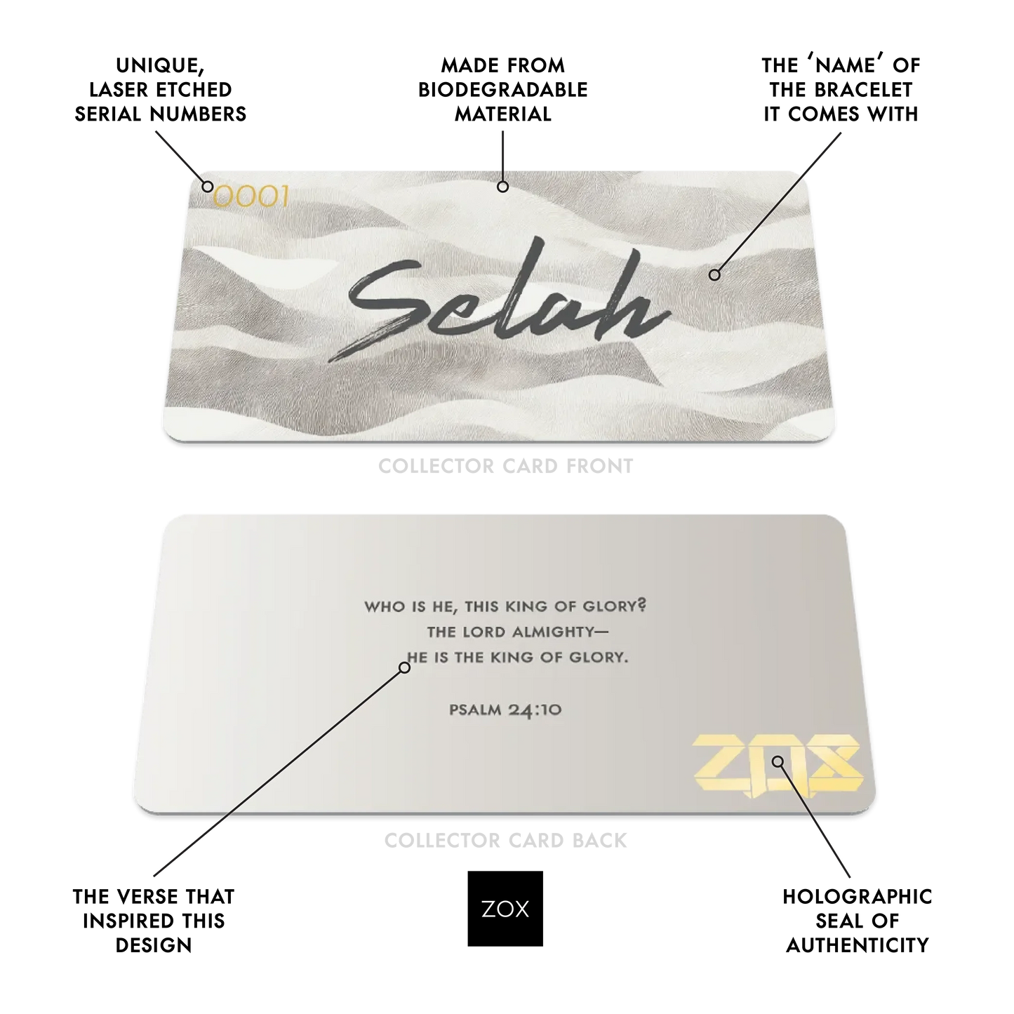 Selah Bible Verse Bracelet