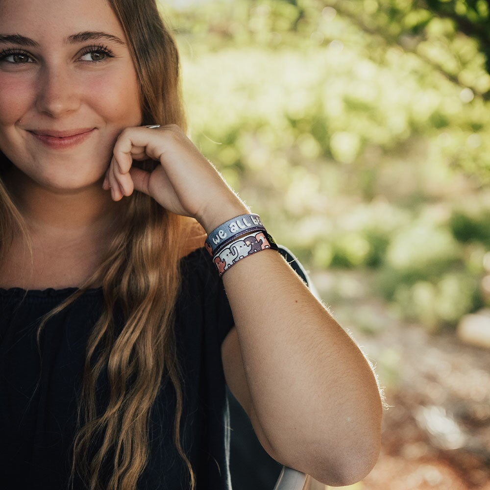We All Belong Elephant Bracelet