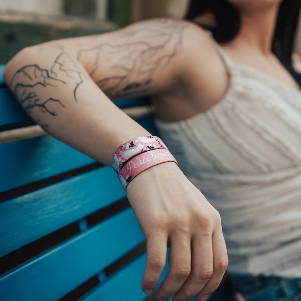 Peace Be With You Bible Verse Bracelet
