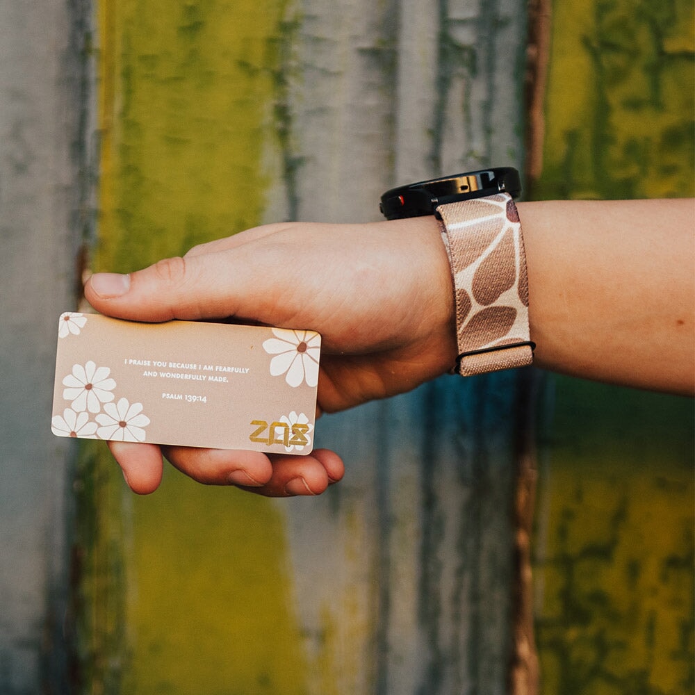 Wonderfully Made Bible Verse Watchband+