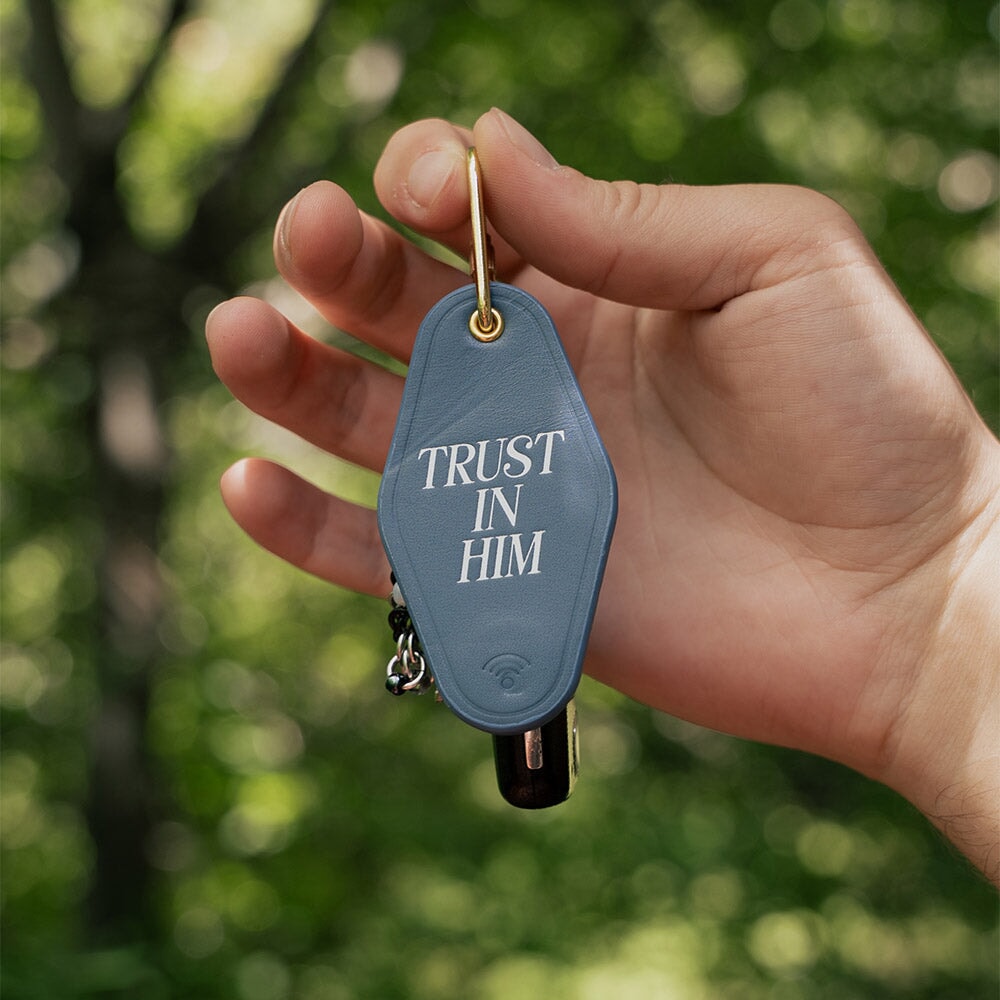 Trust In Him Bible Verse Keychain