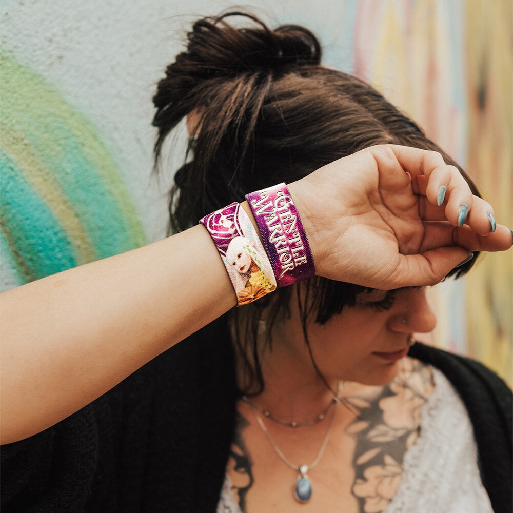 Gentle Warrior Dark Crystal Bracelet