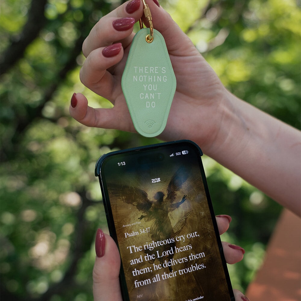 There's Nothing You Can't Do Bible Verse Keychain