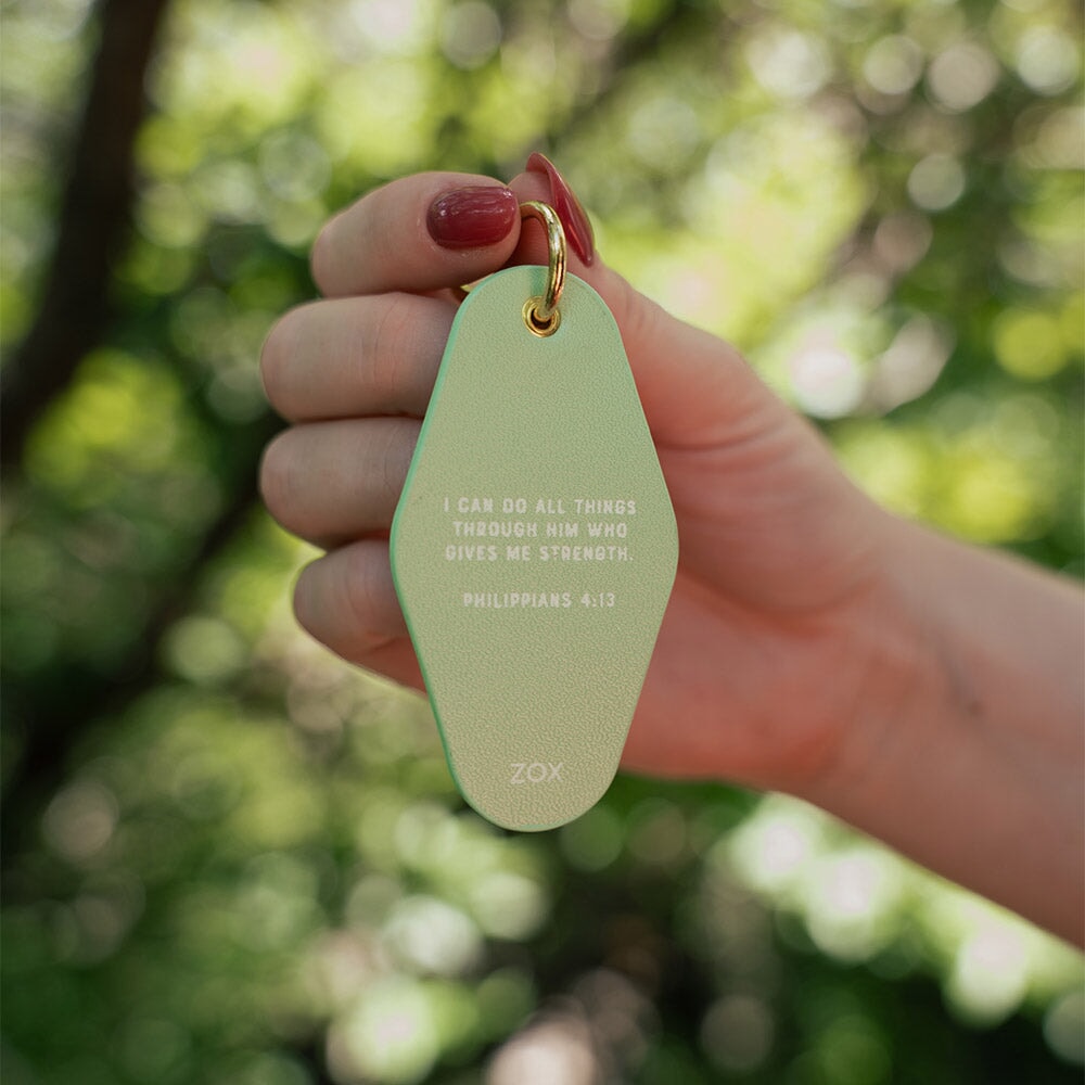There's Nothing You Can't Do Bible Verse Keychain