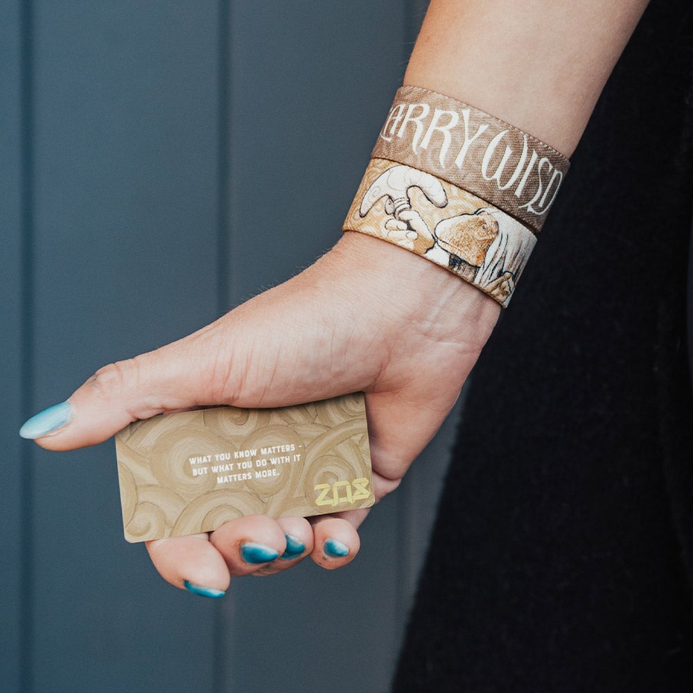 Carry Wisdom Dark Crystal Bracelet