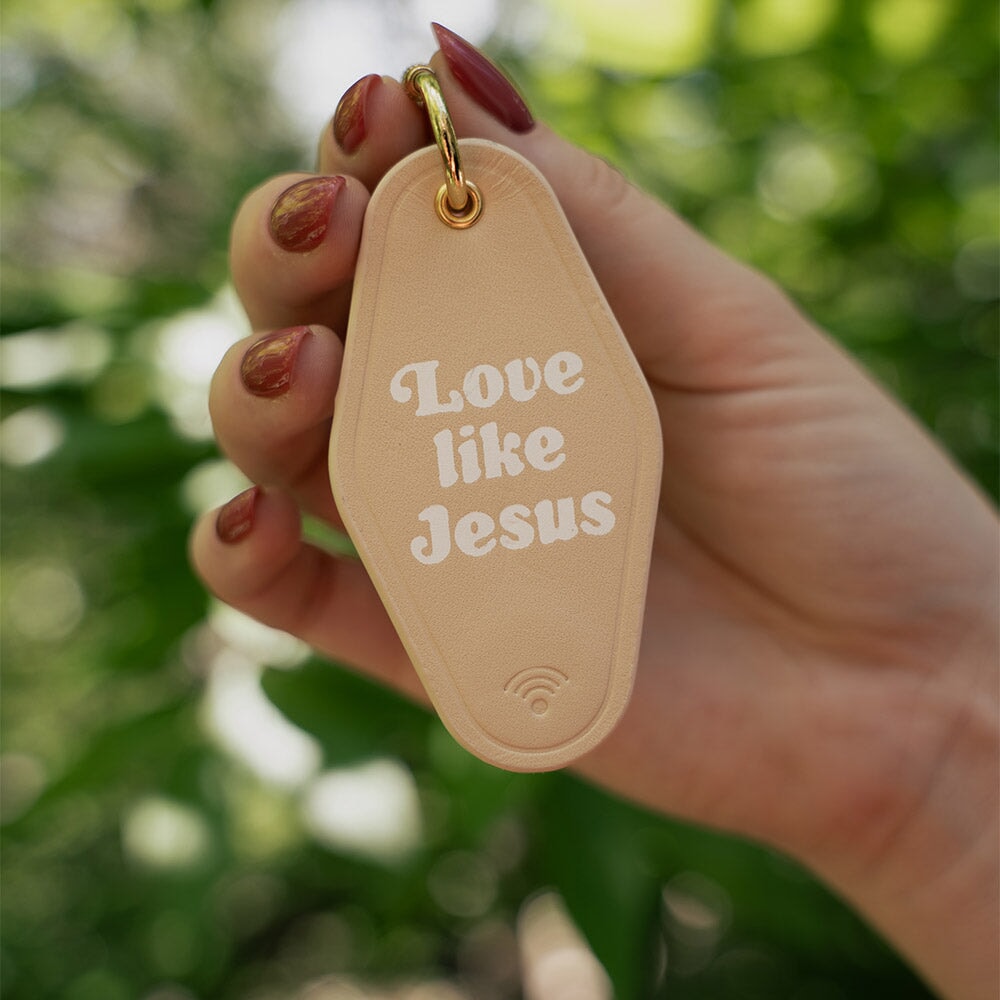 Love Like Jesus Bible Verse Keychain