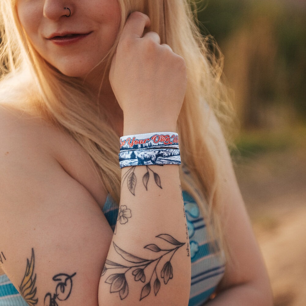 Go Your Own Way Bear Bracelet