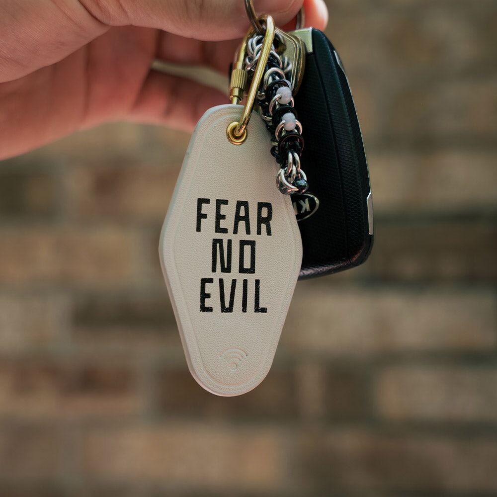 Fear No Evil Bible Verse Keychain