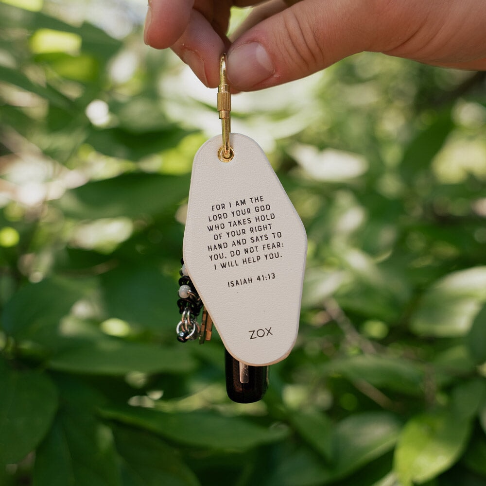 Faith Over Fear Bible Verse  Keychain