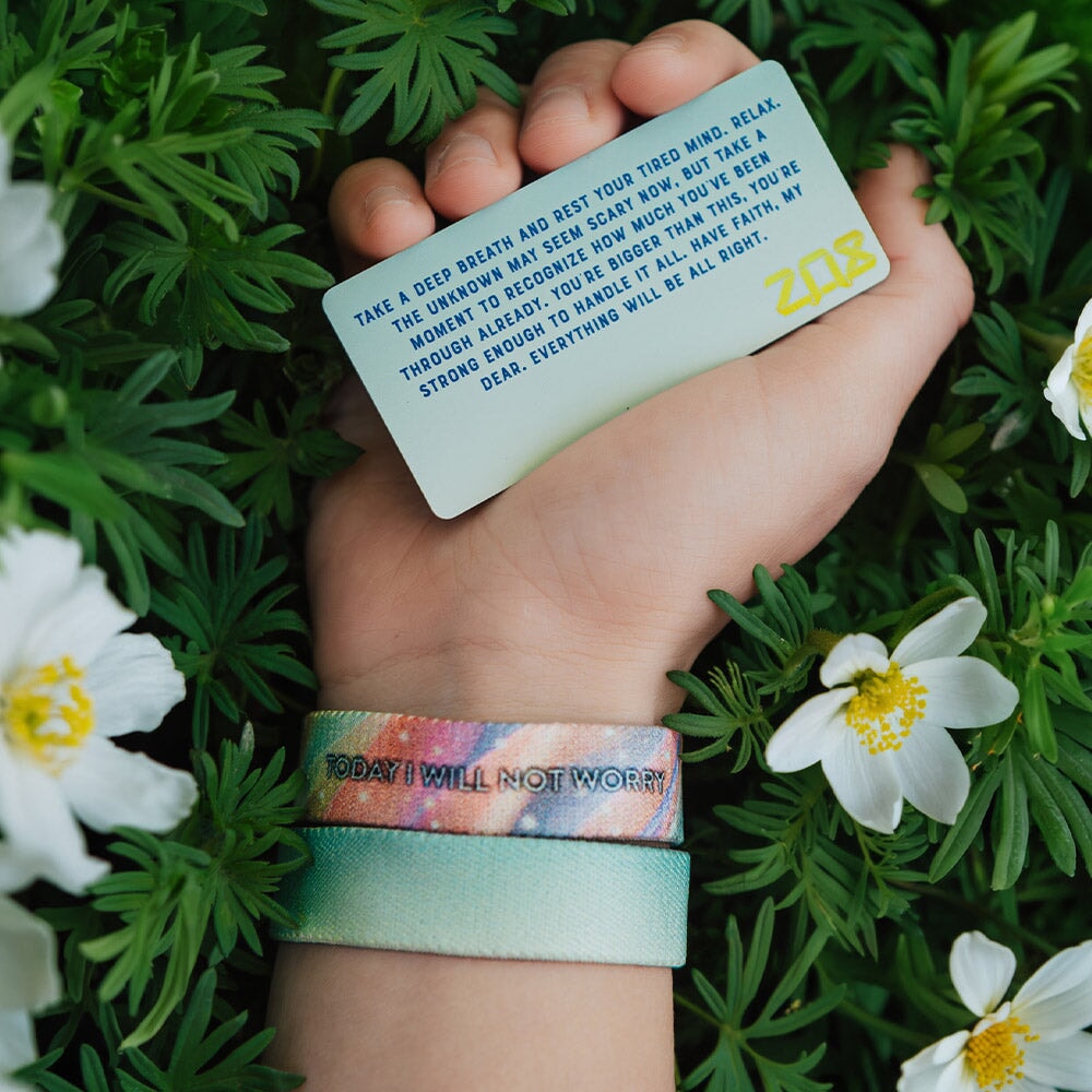 Today I Will Not Worry Bracelet