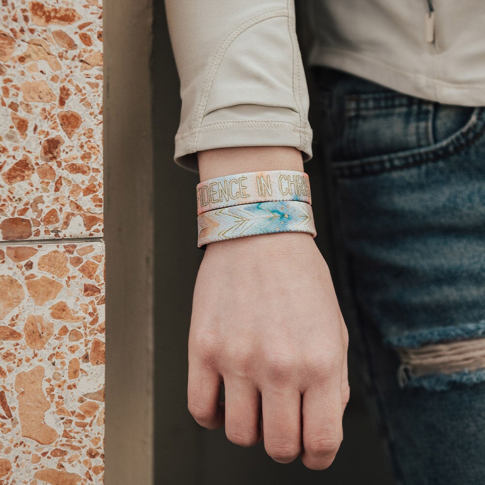 Confidence In Christ Bible Verse Bracelet