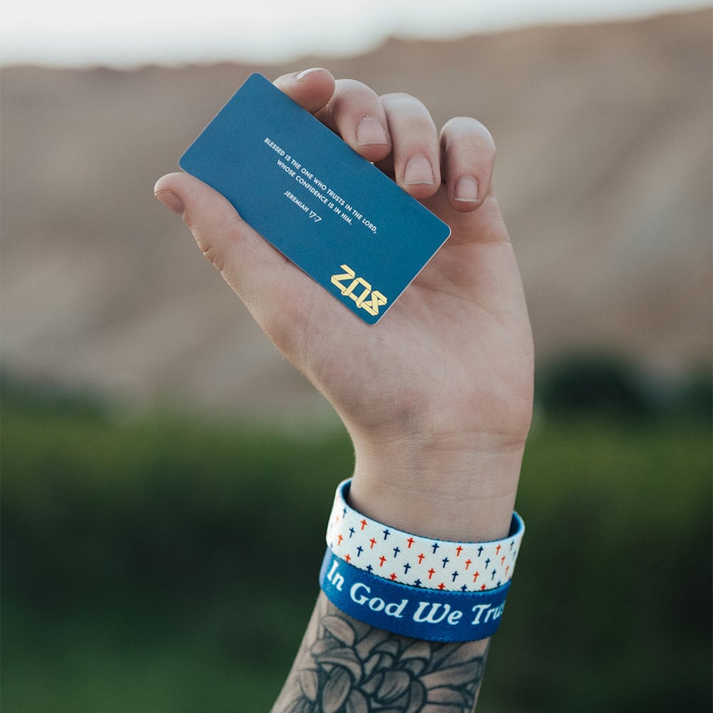 In God We Trust Bible Verse Bracelet
