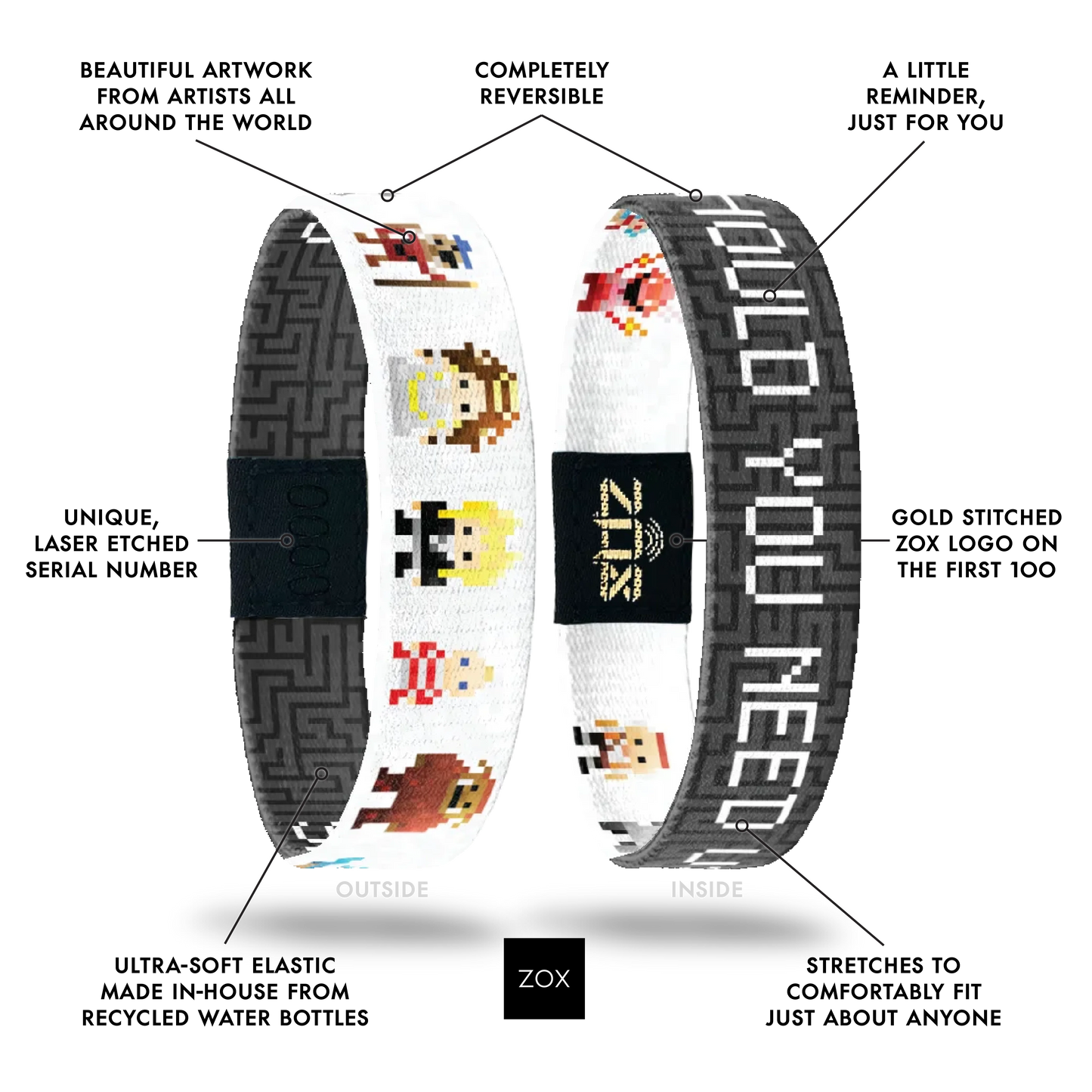 Should You Need Us Labyrinth Bracelet