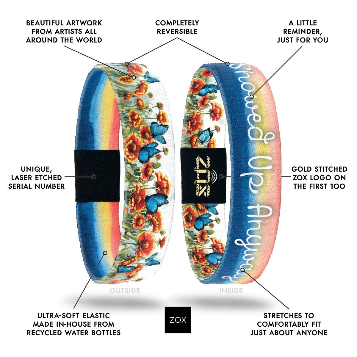 Showed Up Anyway Bracelet