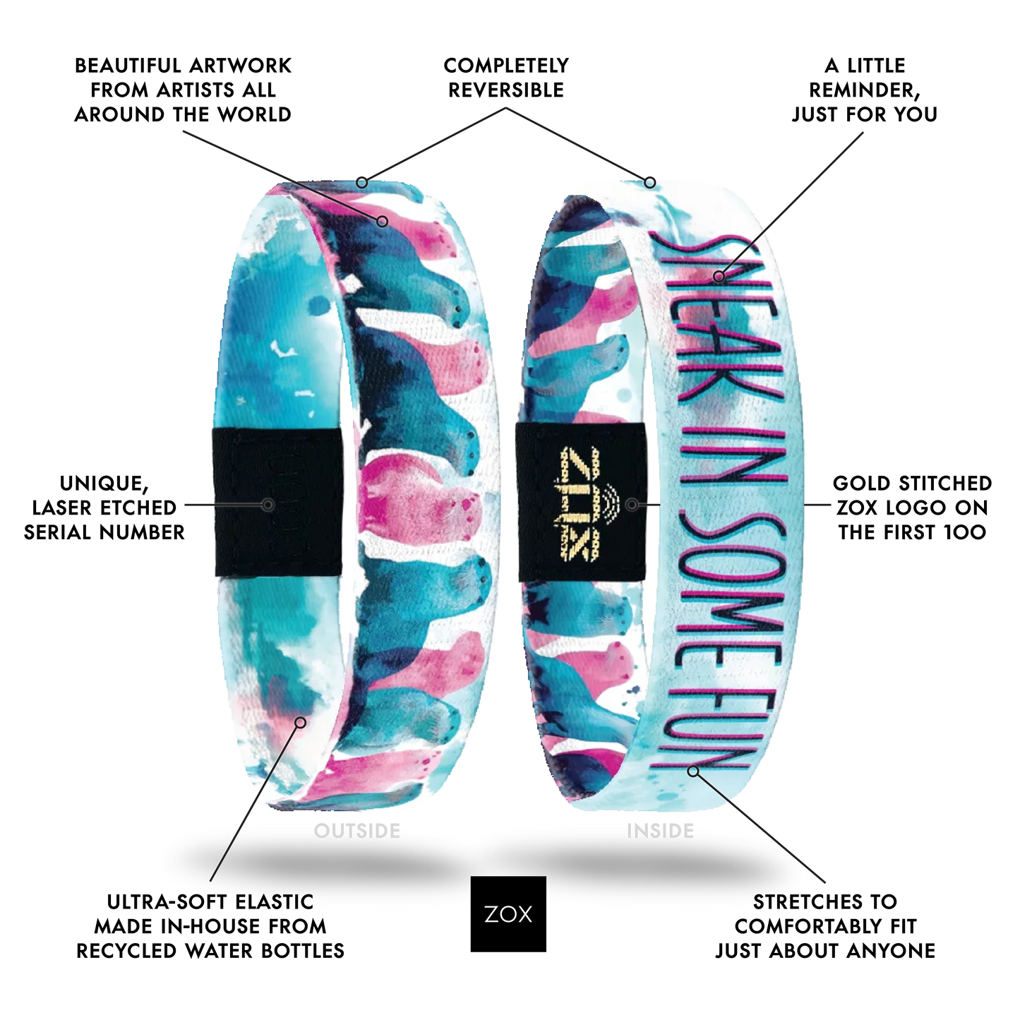 Sneak In Some Fun Bracelet