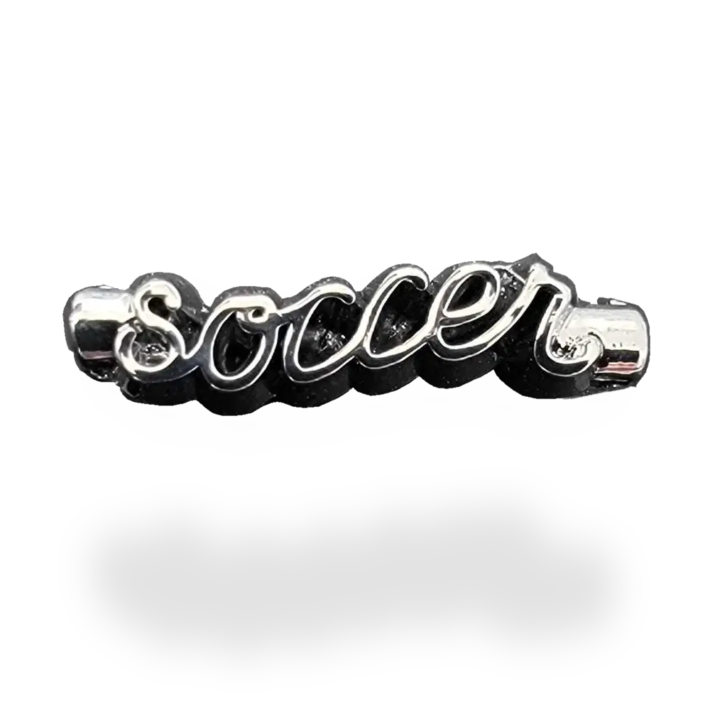 Soccer Text Charm