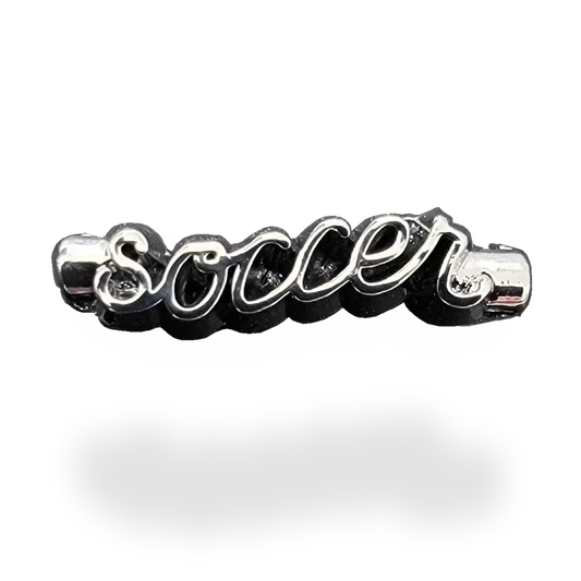 Soccer Text Charm