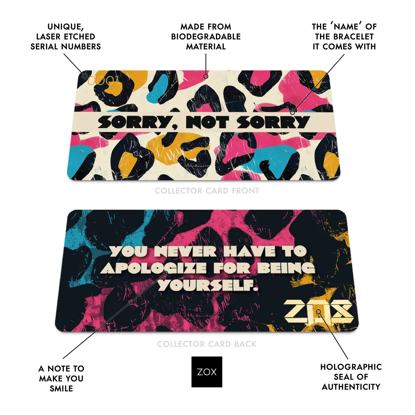 Sorry, Not Sorry Bracelet