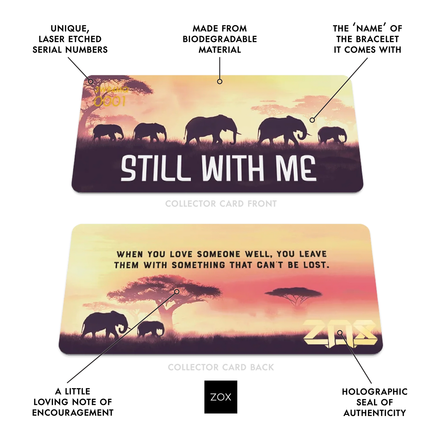Still With Me Elephant Bracelet