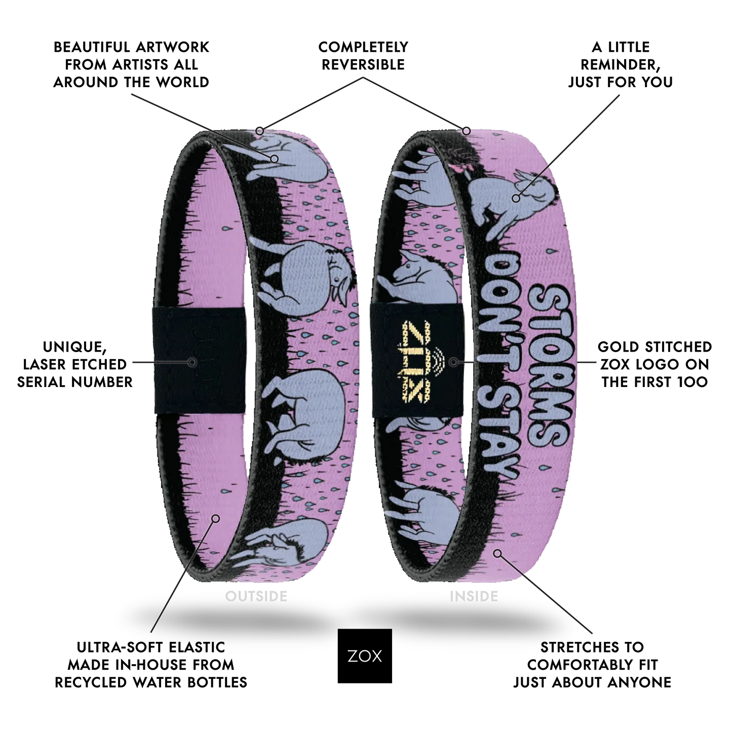 Storms Don't Stay Bracelet