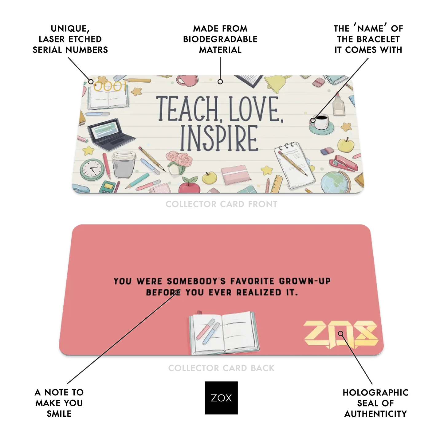 Teach, Love, Inspire Bracelet