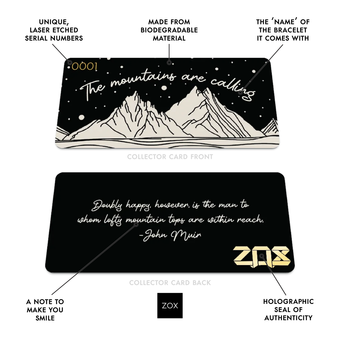 The Mountains Are Calling Bracelet