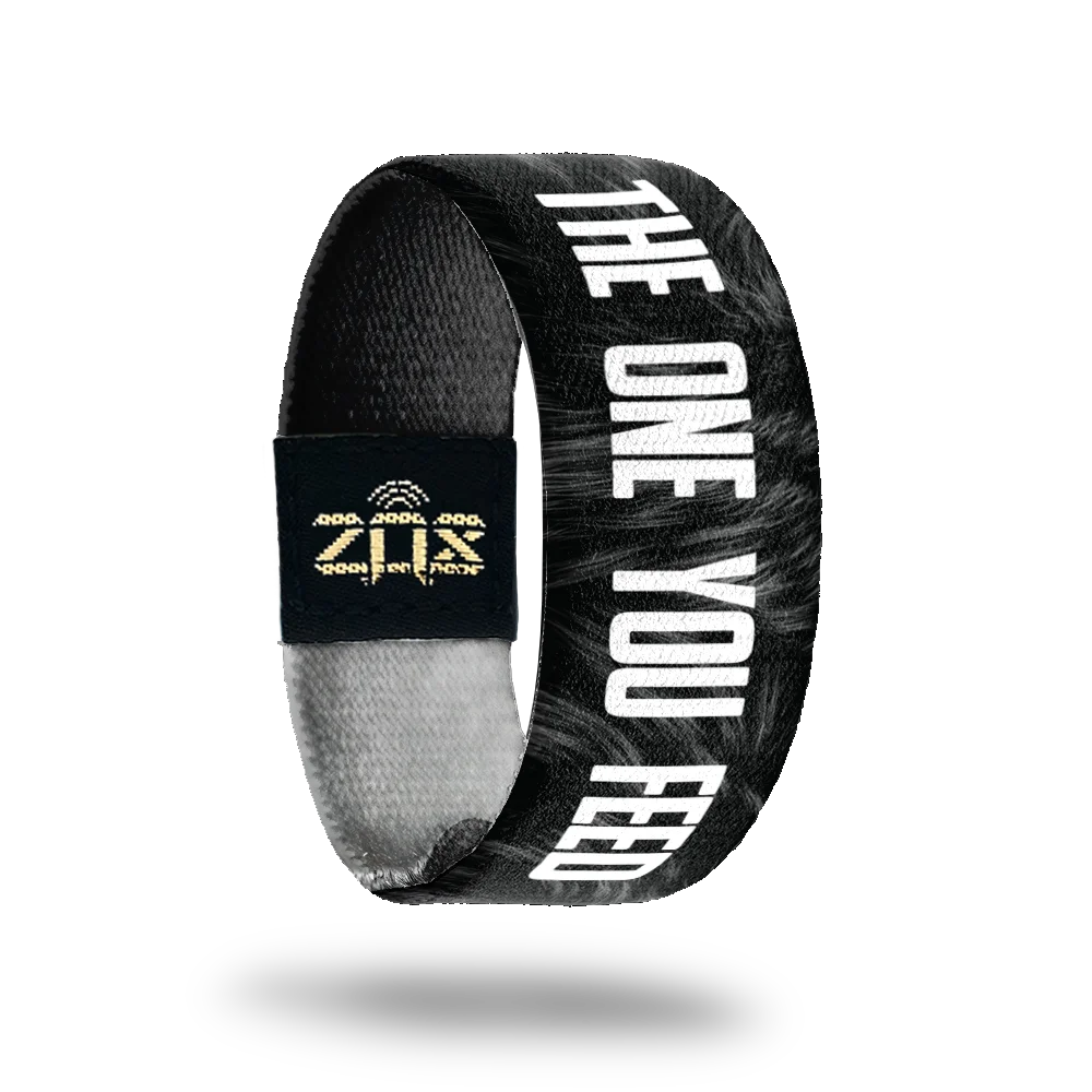 The One You Feed Dark Wolf Bracelet