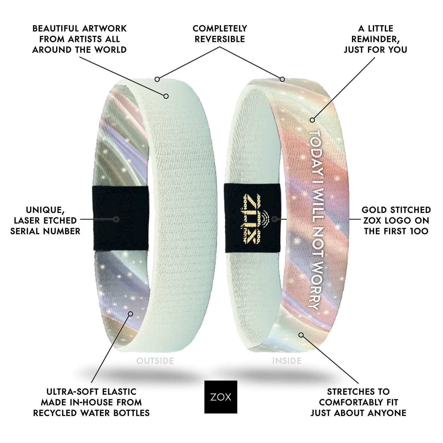 Today I Will Not Worry Bracelet