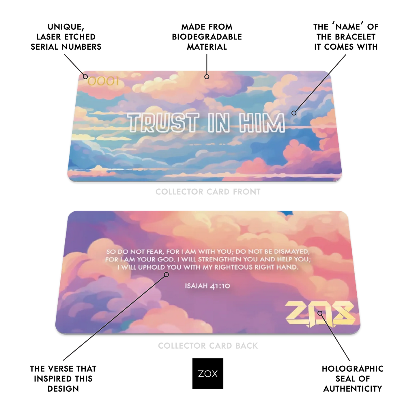 Trust In Him Bible Verse Bracelet