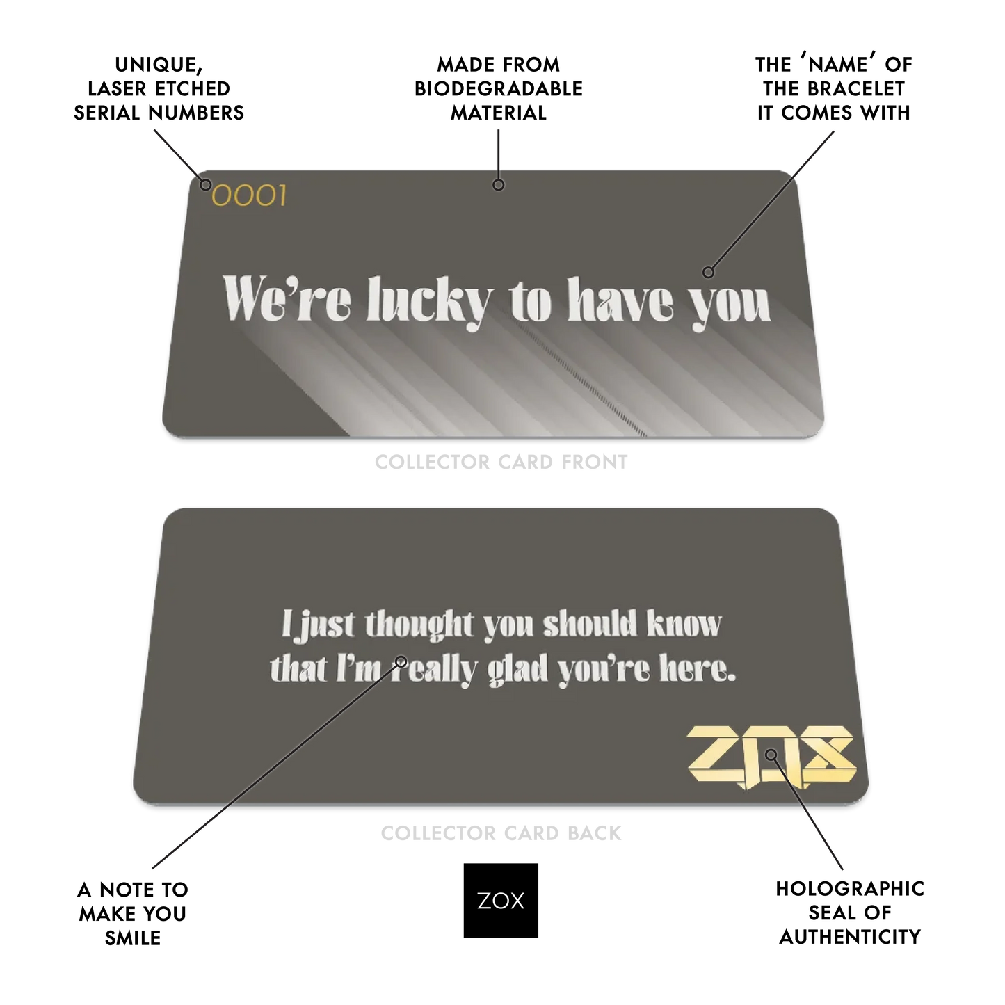We're Lucky To Have You Bracelet